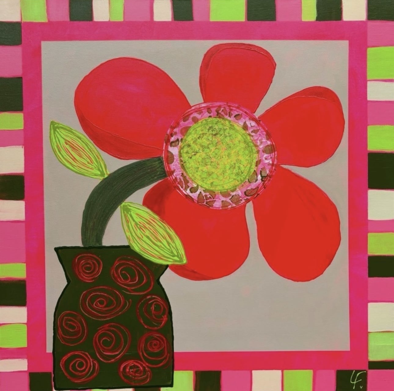 Discover Lindy Farleyâ€™s Hothouse Flowers collectionâ€”vibrant mixed media florals bursting with colour, energy, and joy. Australian art at its finest.