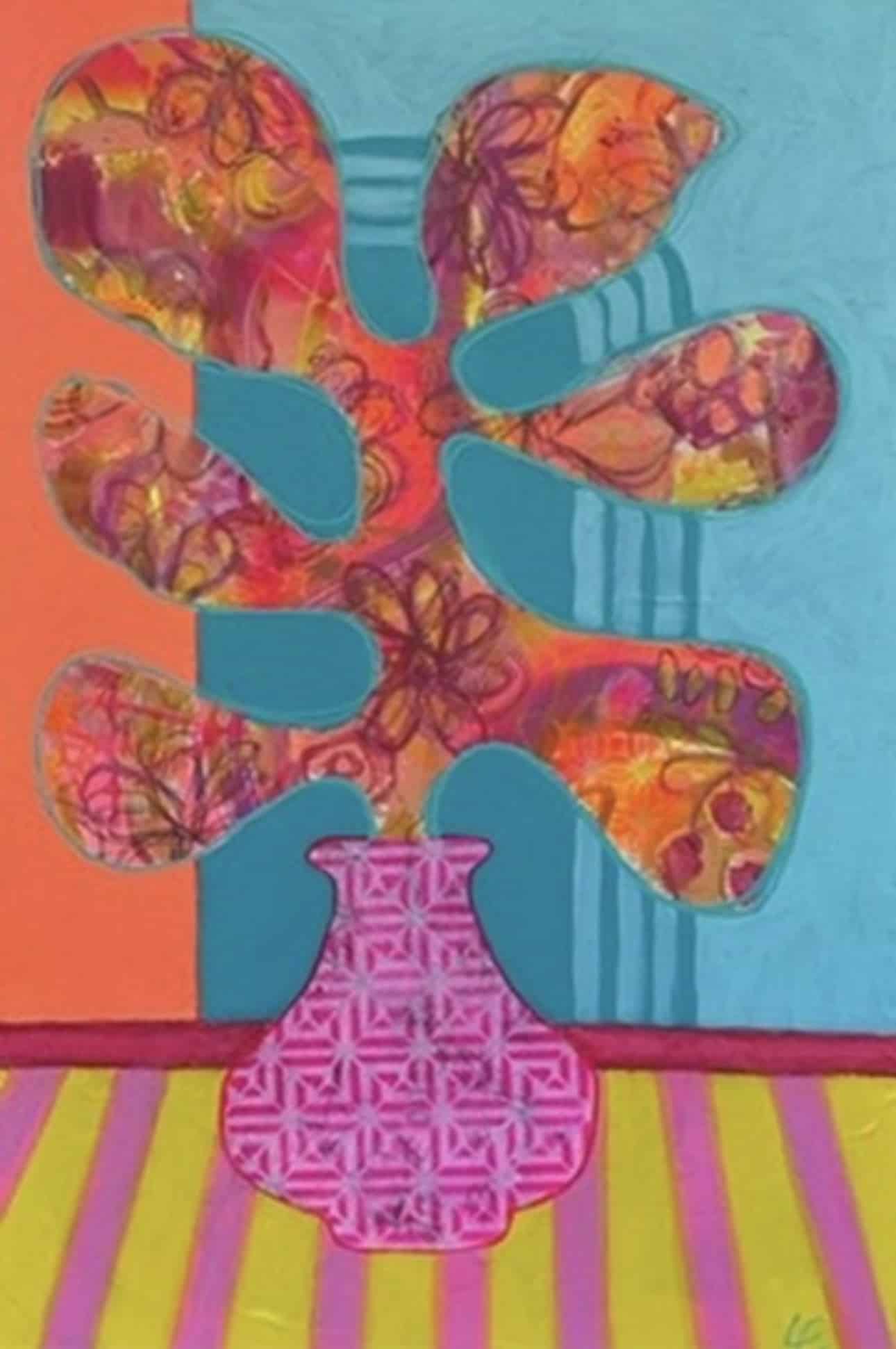 Discover Lindy Farley’s Hothouse Flowers collection—vibrant mixed media florals bursting with colour, energy, and joy. Australian art at its finest.