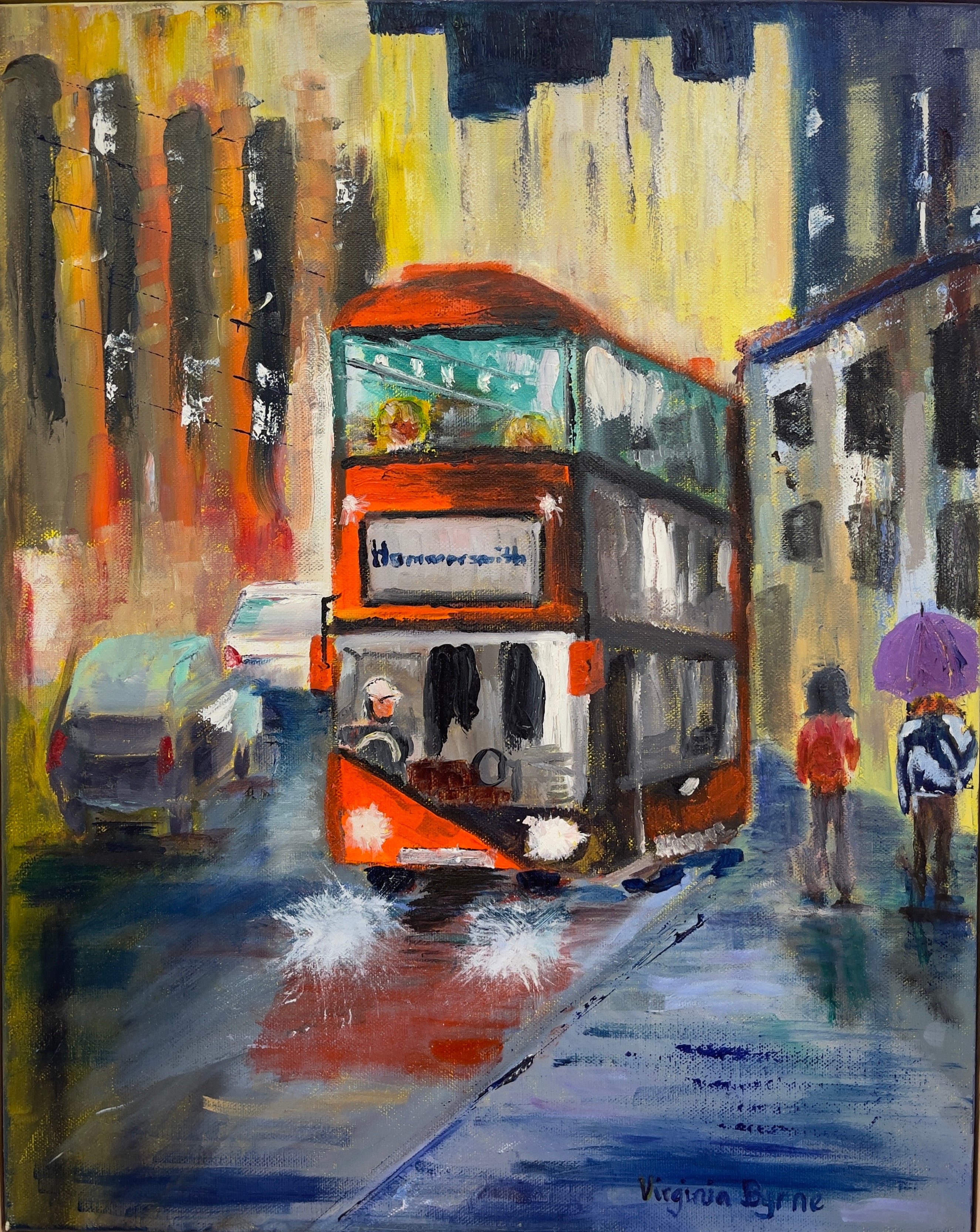 Hammer Smith Bound — Original Oil Painting by Virginia Byrne