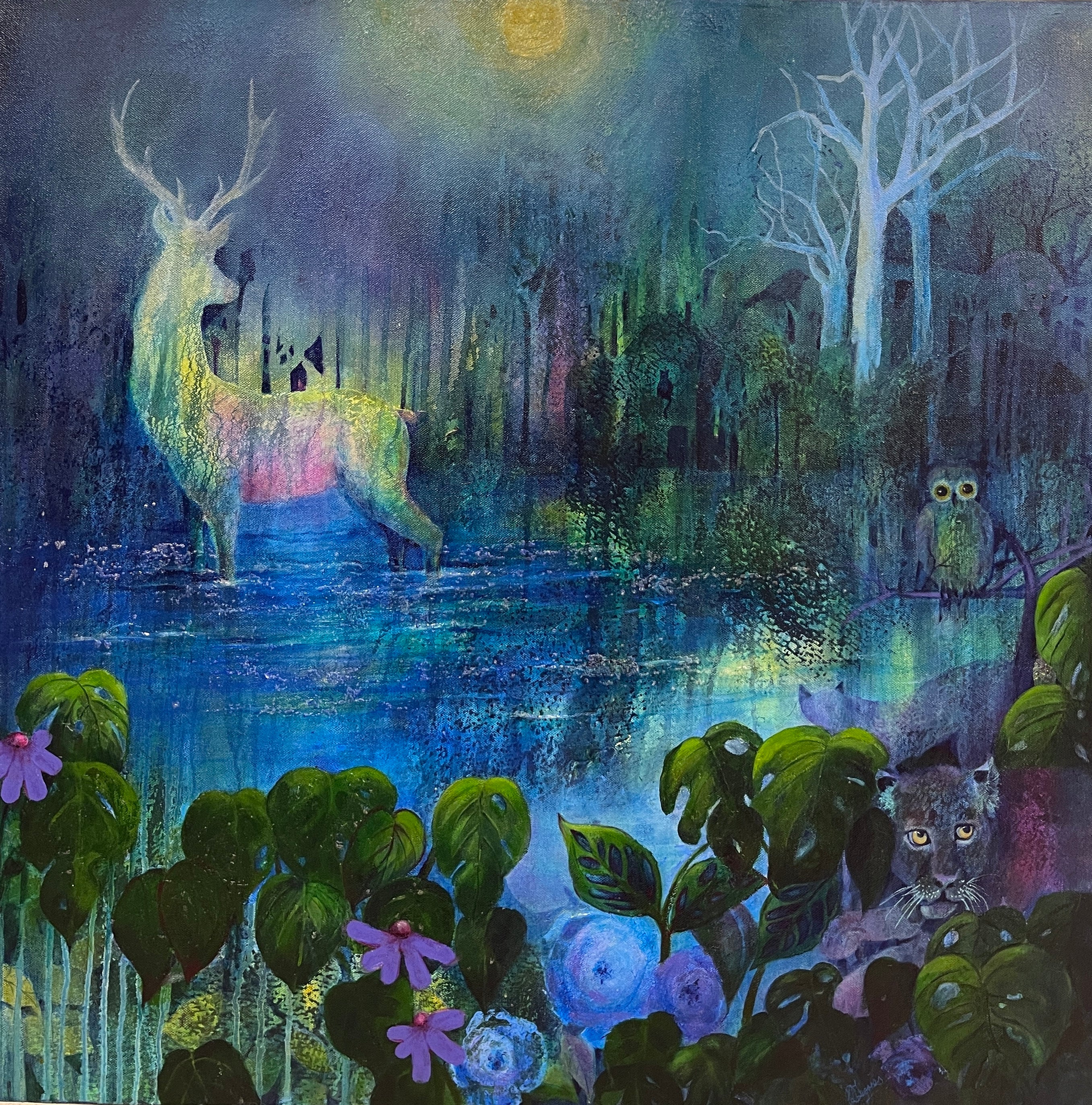 Peaceful Dreams — Original artwork by Jacqueline DeTessier