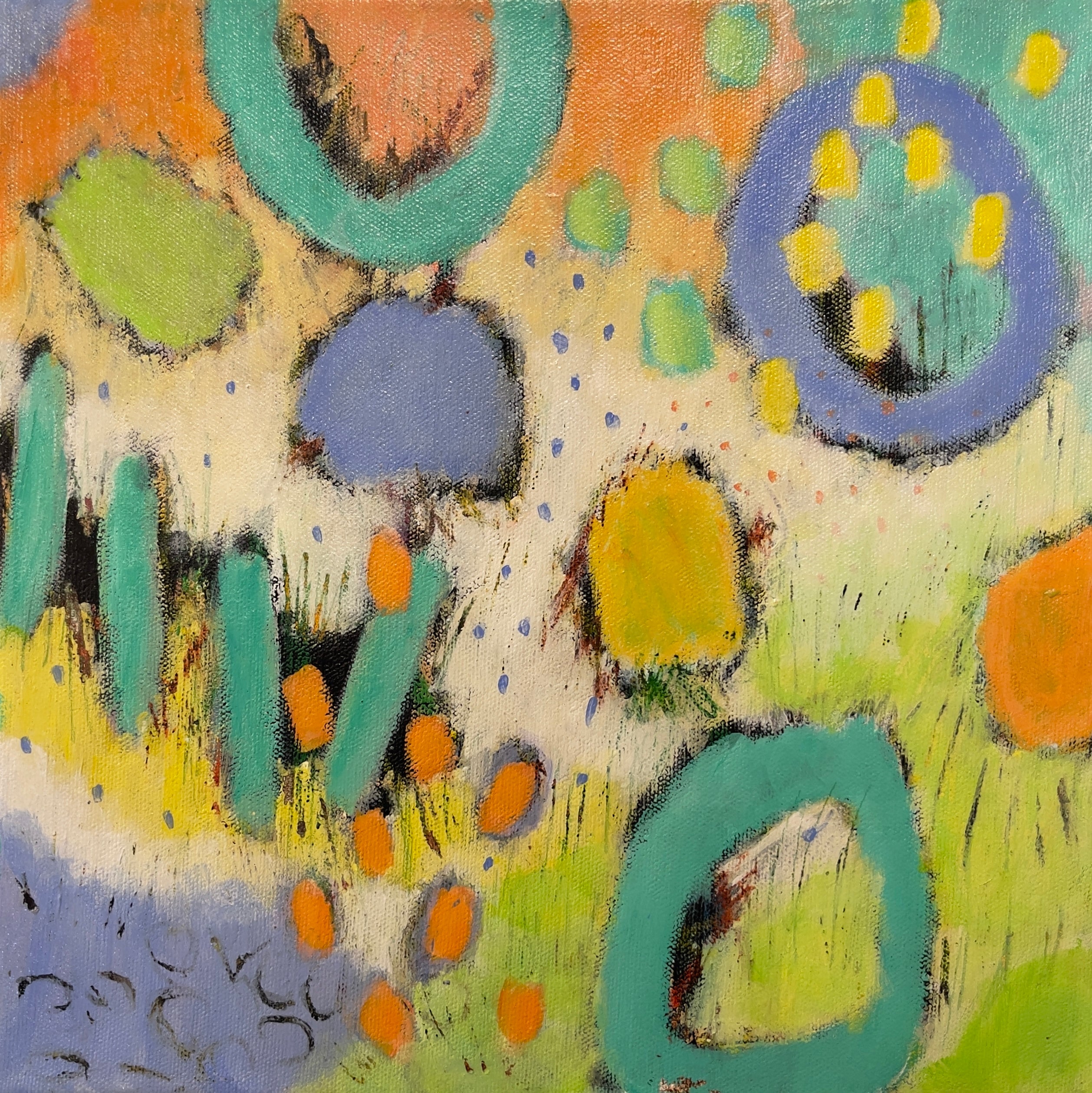 Cottage Garden 15 - Original Artwork by Liliia Lukianenko