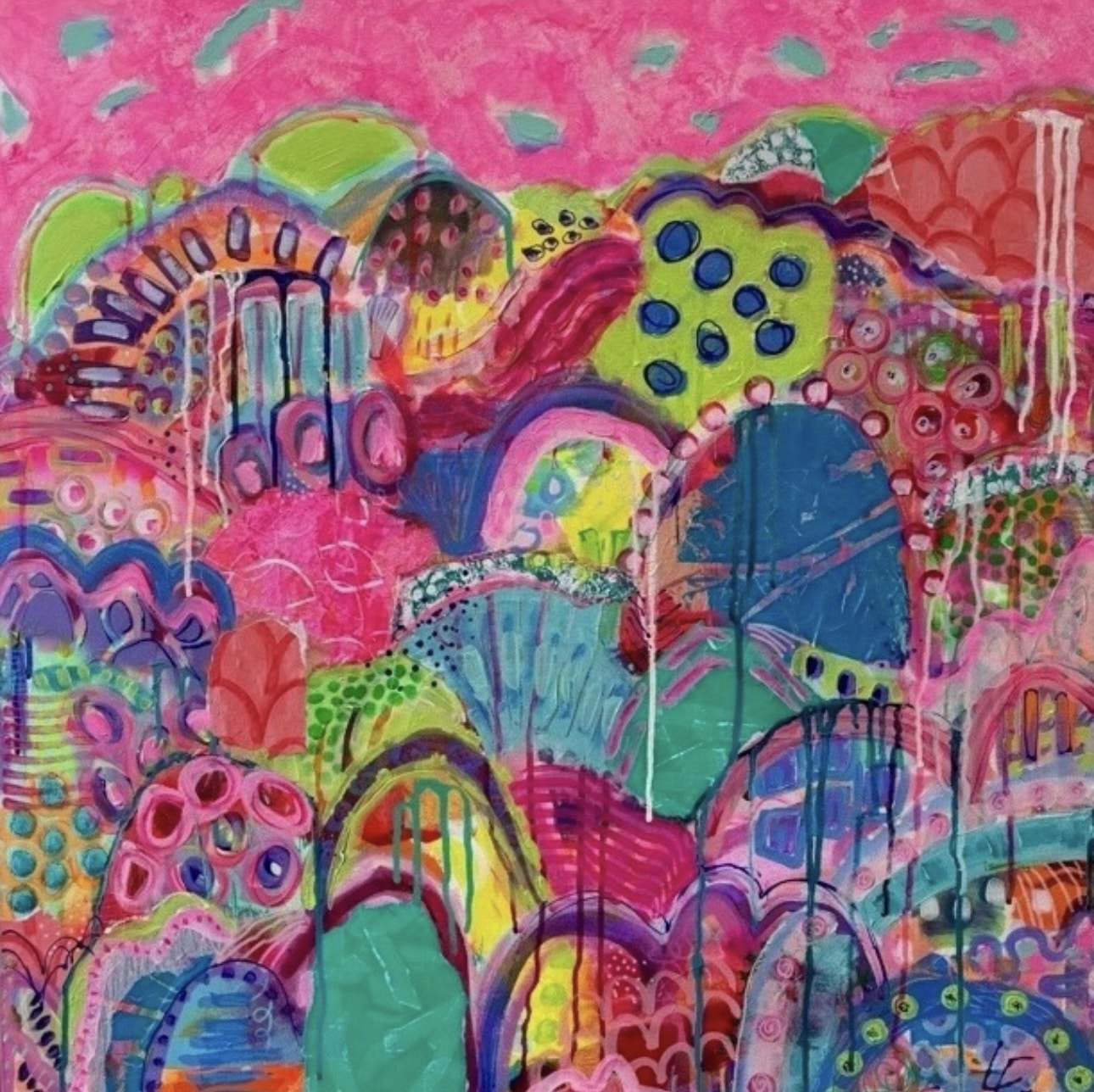 Discover Lindy Farley’s Hothouse Flowers collection—vibrant mixed media florals bursting with colour, energy, and joy. Australian art at its finest.