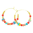 🧡 Amber Glow Hoops
