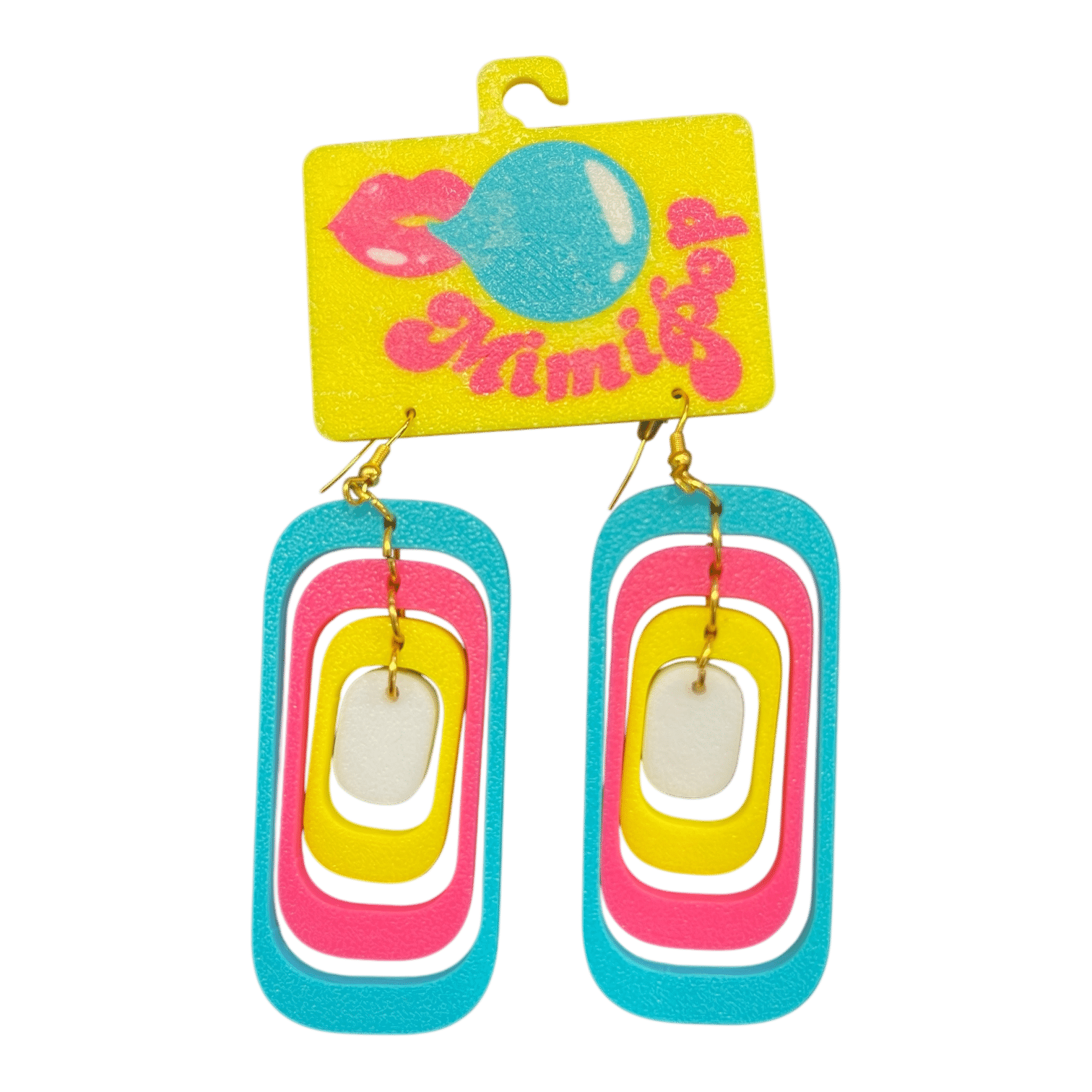 Turn up the fun with Mimipop’s 3D printed earring collection! Bright, bold, and lightweight statement pieces that bring colour and joy to every outfit.