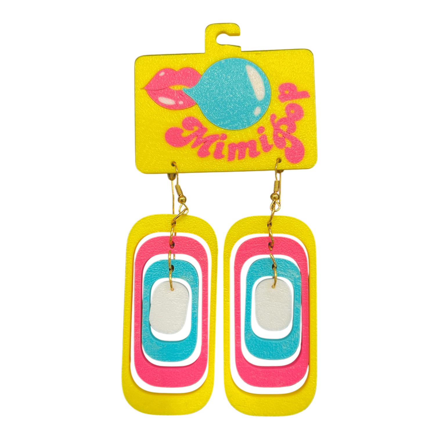 Turn up the fun with Mimipop’s 3D printed earring collection! Bright, bold, and lightweight statement pieces that bring colour and joy to every outfit.