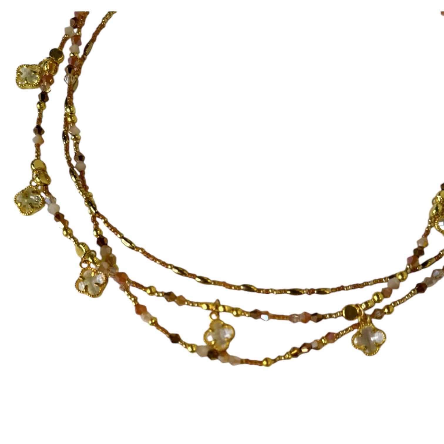 Sunset Glow Layers Necklace