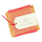 Vibrant Sunset Coaster Set | Alpaca & Silk by Australian artist Fiona Durman