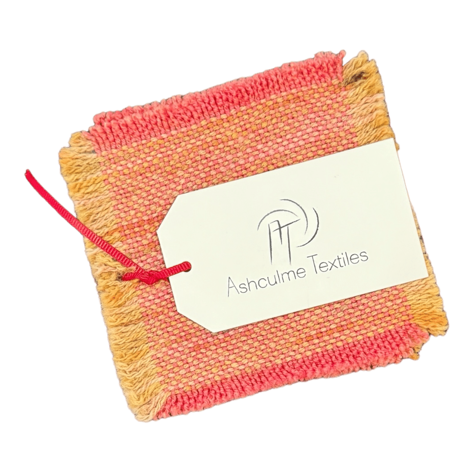 Vibrant Sunset Coaster Set | Alpaca & Silk by Australian artist Fiona Durman