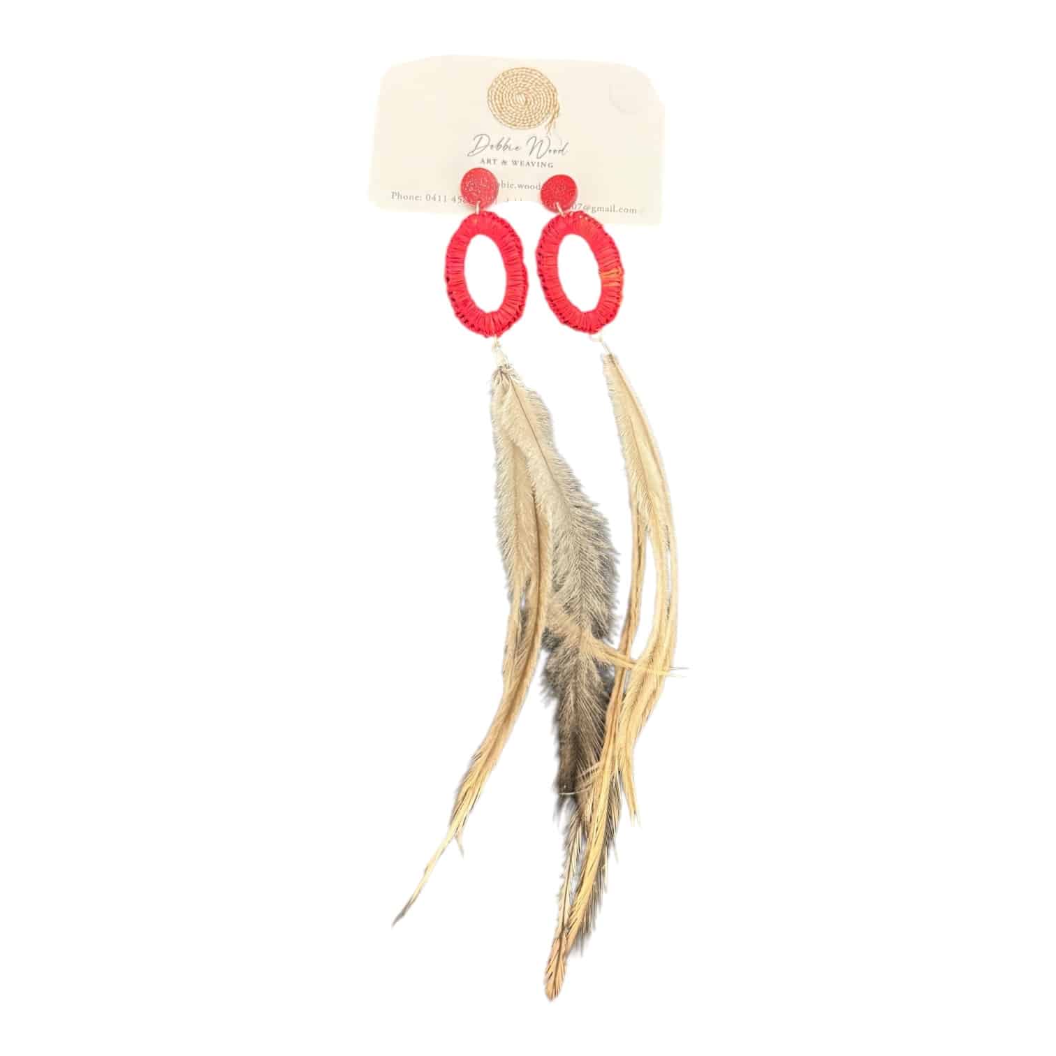Pink Bliss Handwoven Earrings