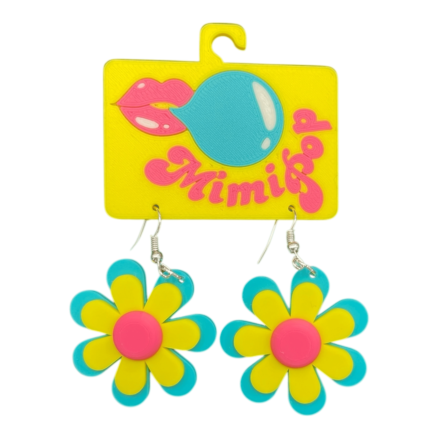 Turn up the fun with Mimipop’s 3D printed earring collection! Bright, bold, and lightweight statement pieces that bring colour and joy to every outfit.
