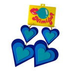 MimiPop 3D Heart Drop Earrings