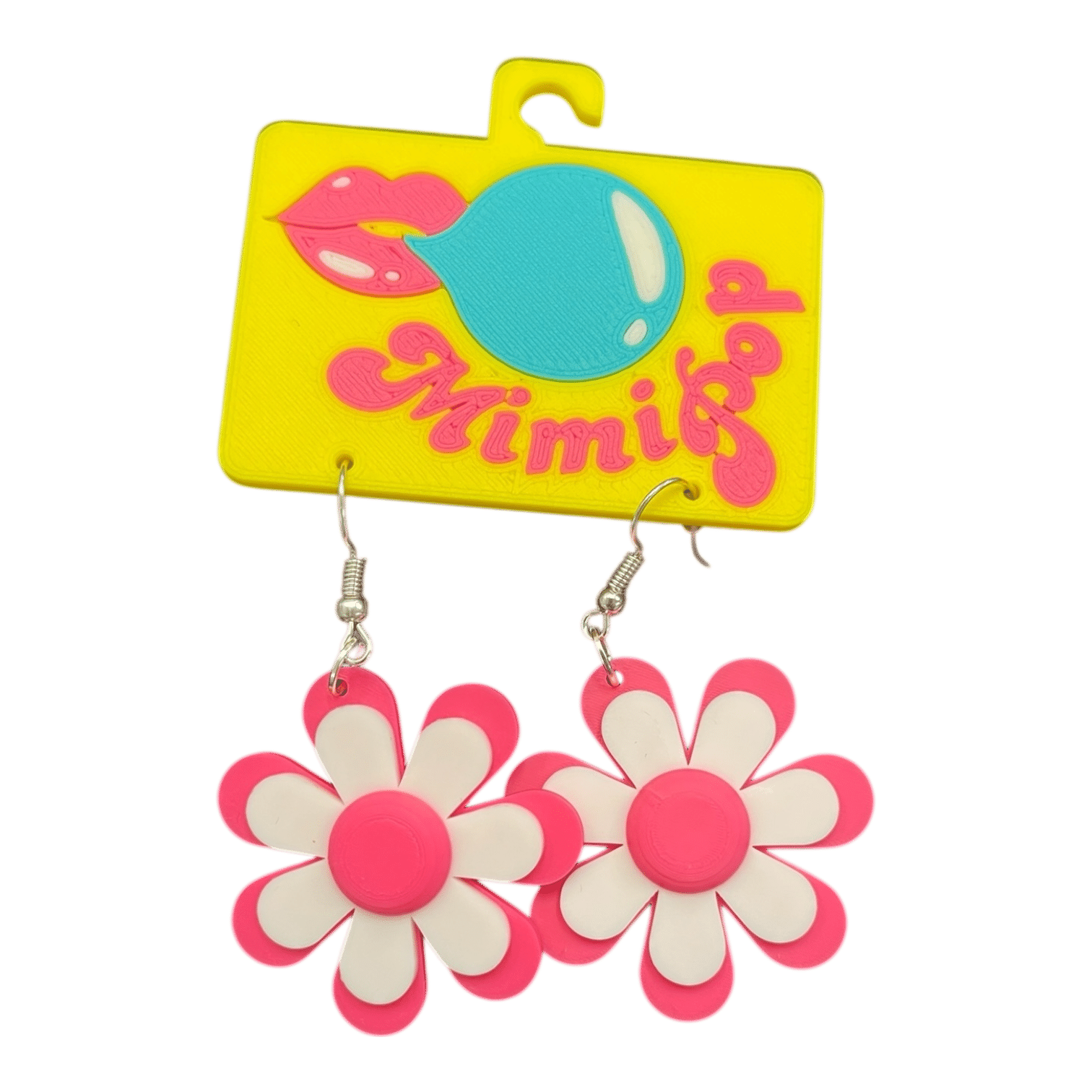 Turn up the fun with Mimipop’s 3D printed earring collection! Bright, bold, and lightweight statement pieces that bring colour and joy to every outfit.