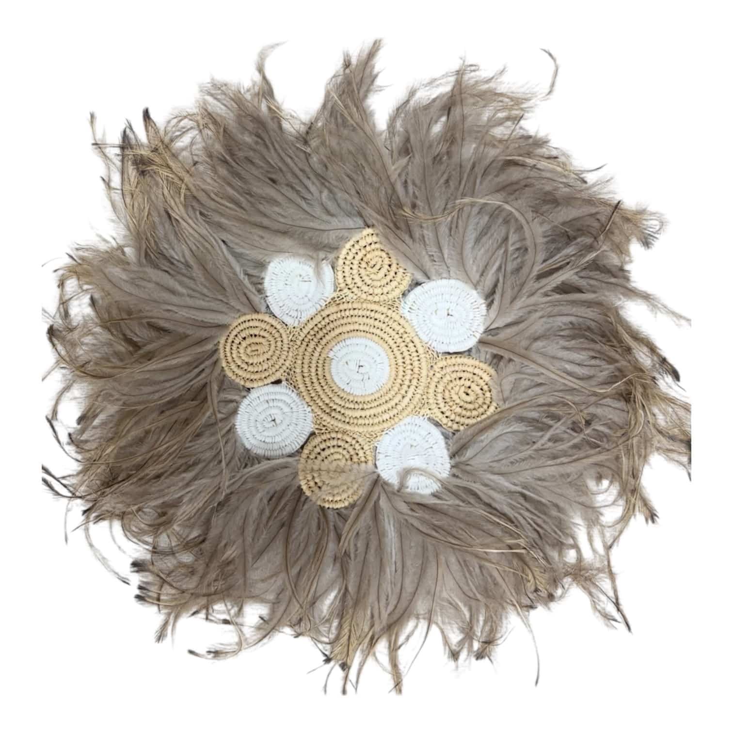 Discover The Emu Collection by Gomeroi artist Debbie Wood — handwoven raffia and emu feather artworks celebrating Country, culture, and connection.