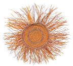 Discover The Emu Collection by Gomeroi artist Debbie Wood — handwoven raffia and emu feather artworks celebrating Country, culture, and connection.