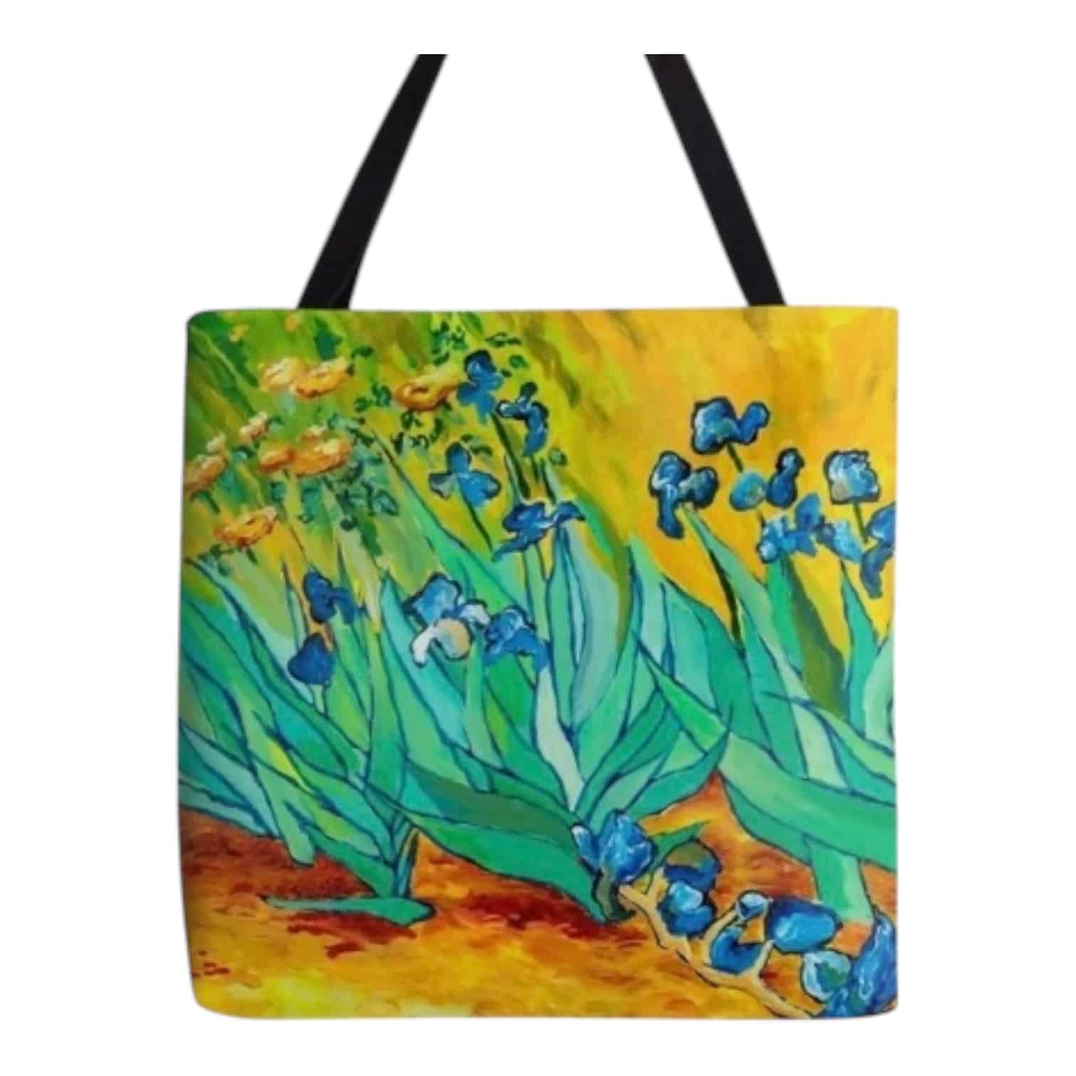 Inspired by Van Gogh Tote Bag by Maggie Deall combines bold floral art with durable design. Perfect for carrying everyday essentials.