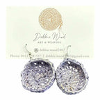 Bright Blossom Handwoven Earrings