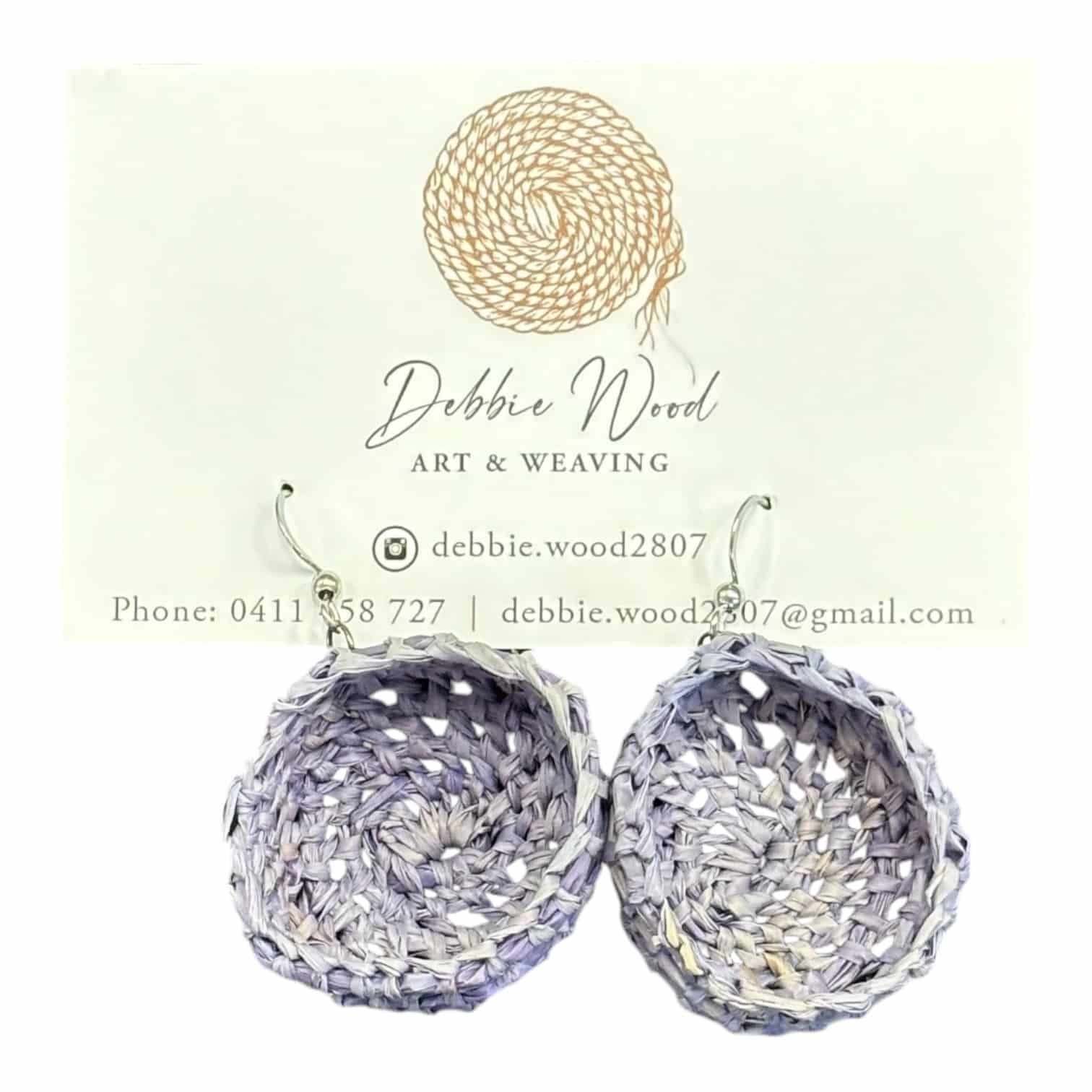 Bright Blossom Handwoven Earrings