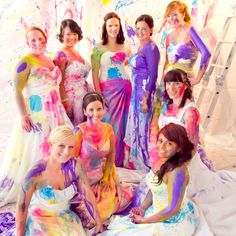 The Bride on Canvas Hens Party