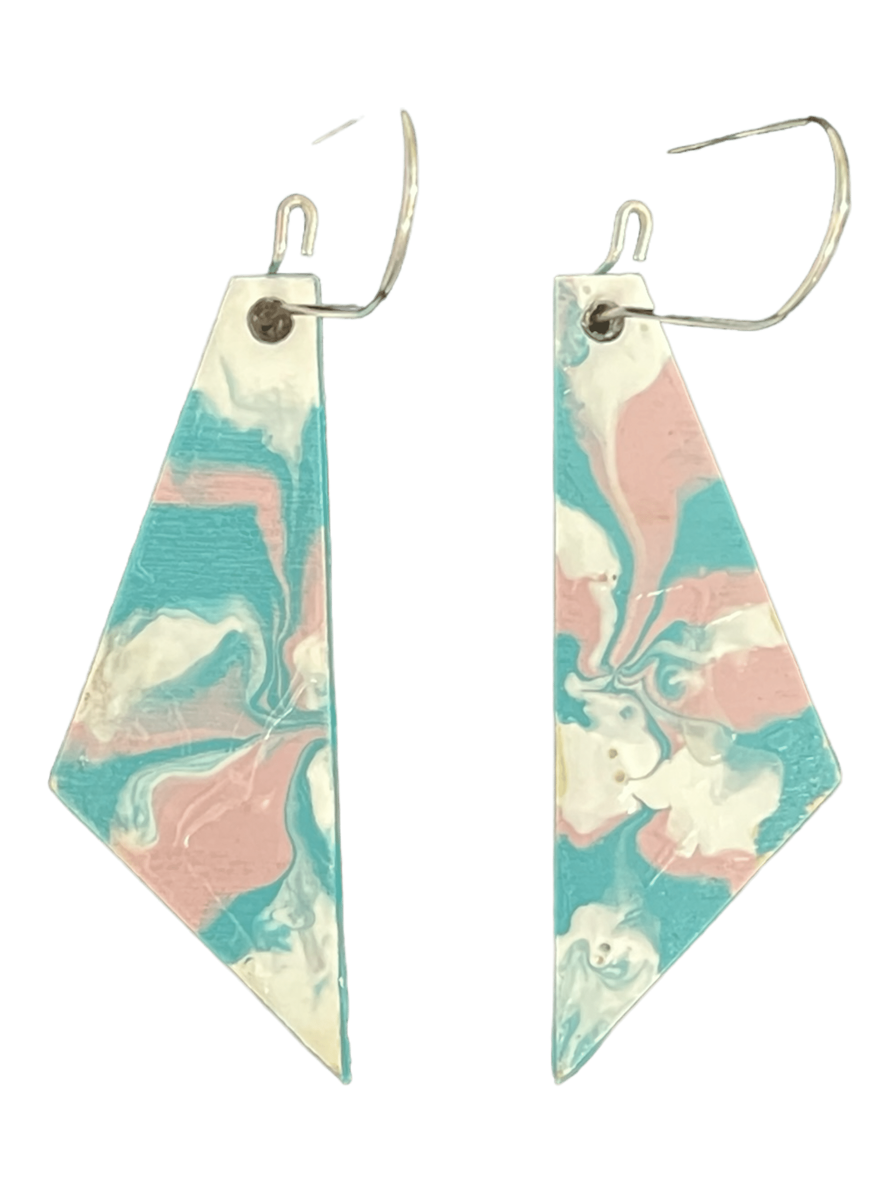 Super cute, hand painted earrings by Australian artist Dinah Lindon featuring her recognisable, Australian bush inspired palette. Light on the ears, hand painted wood with stainless hooks.