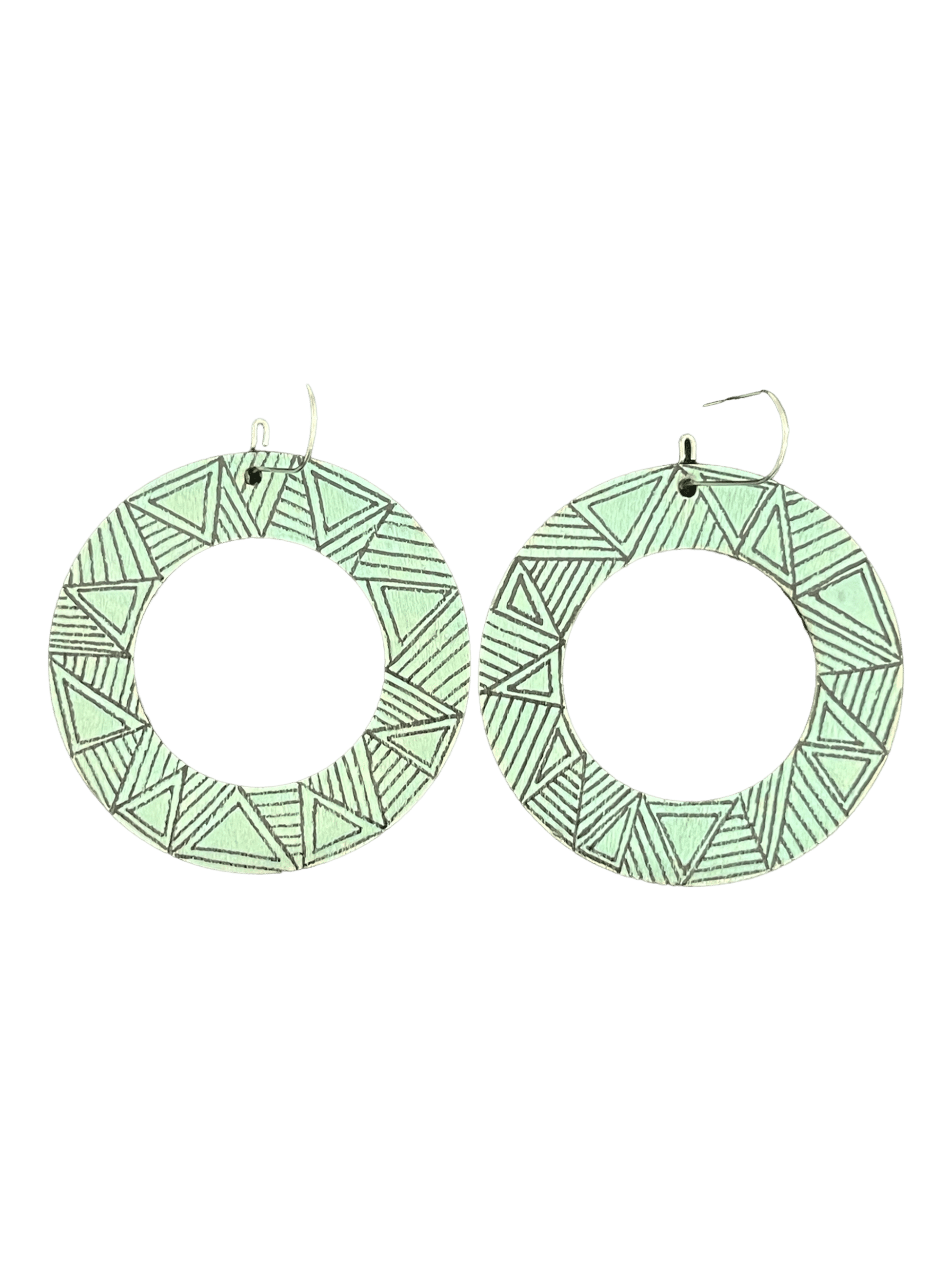 Super cute, hand painted earrings by Australian artist Dinah Lindon featuring her recognisable, Australian bush inspired palette. Light on the ears, hand painted wood with stainless hooks.