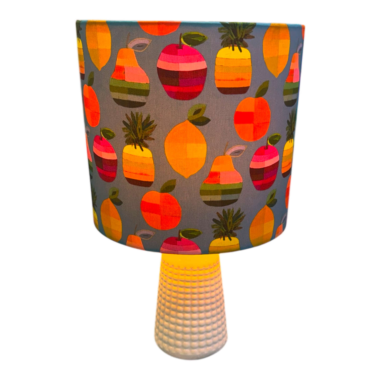 Tutti Frutti Sunshine Lampshade featuring Anna Blattman fabric