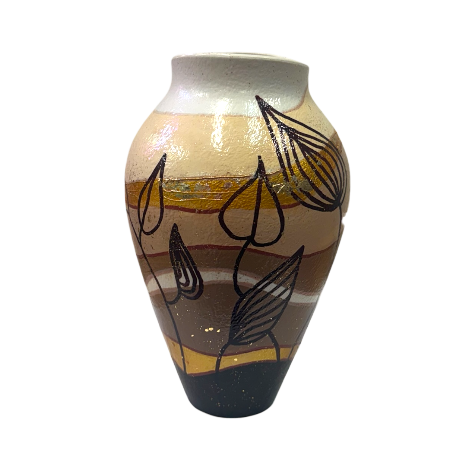 Quiet Gold Garden Vase