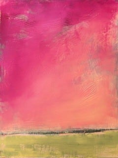 Renelle Harrison’s new works explore colour, horizon, and memory—abstract fields that balance stillness and depth with a quiet emotional resonance.