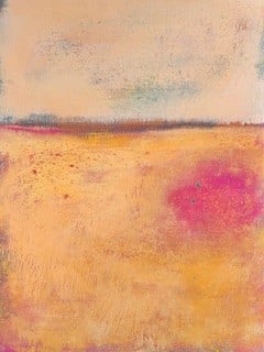 Renelle Harrison’s new works explore colour, horizon, and memory—abstract fields that balance stillness and depth with a quiet emotional resonance.