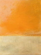 Renelle Harrison’s new works explore colour, horizon, and memory—abstract fields that balance stillness and depth with a quiet emotional resonance.