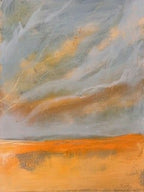 Renelle Harrison’s new works explore colour, horizon, and memory—abstract fields that balance stillness and depth with a quiet emotional resonance.