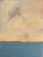 Renelle Harrison’s new works explore colour, horizon, and memory—abstract fields that balance stillness and depth with a quiet emotional resonance.