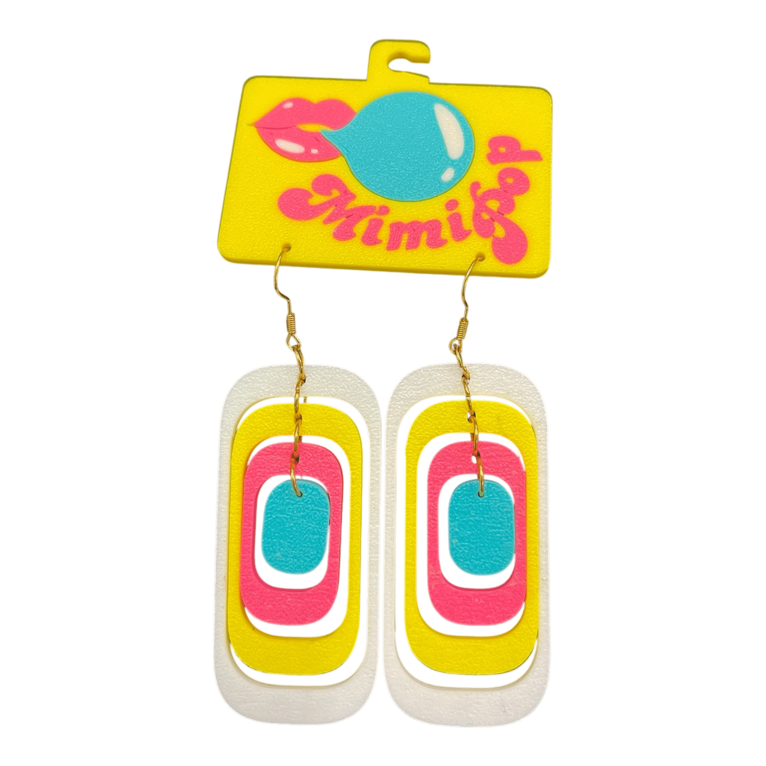Turn up the fun with Mimipop’s 3D printed earring collection! Bright, bold, and lightweight statement pieces that bring colour and joy to every outfit.