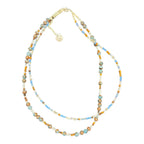 Desert Mirage Necklace by Art in Stone — earthy, handcrafted, and made with crystals and semi-precious stones. Unique and one of a kind!