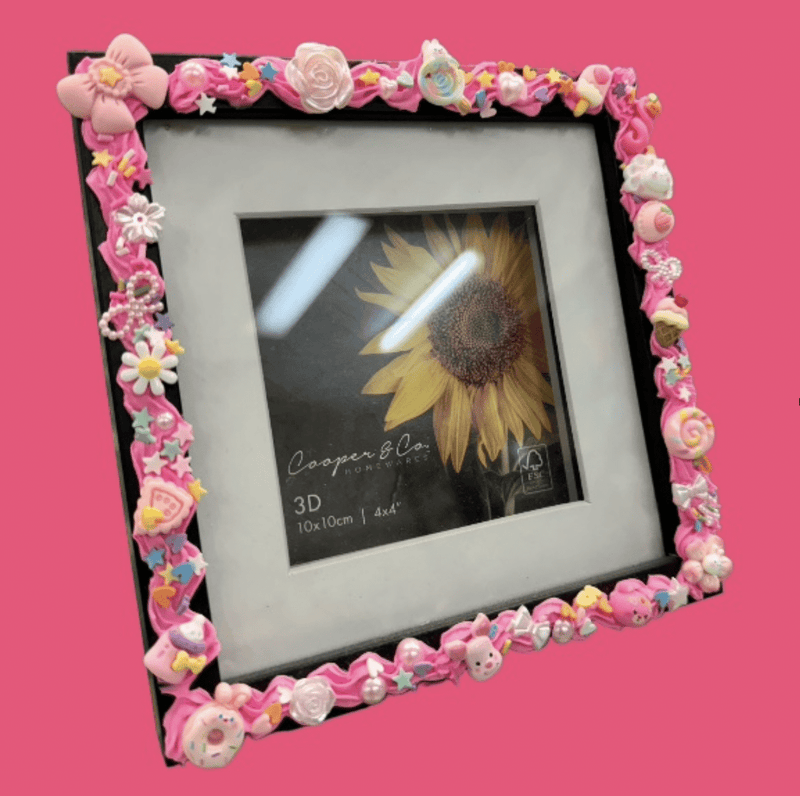 Photo Frame / Treasure Box Decoration with Cream Glue & Kawaii Charms