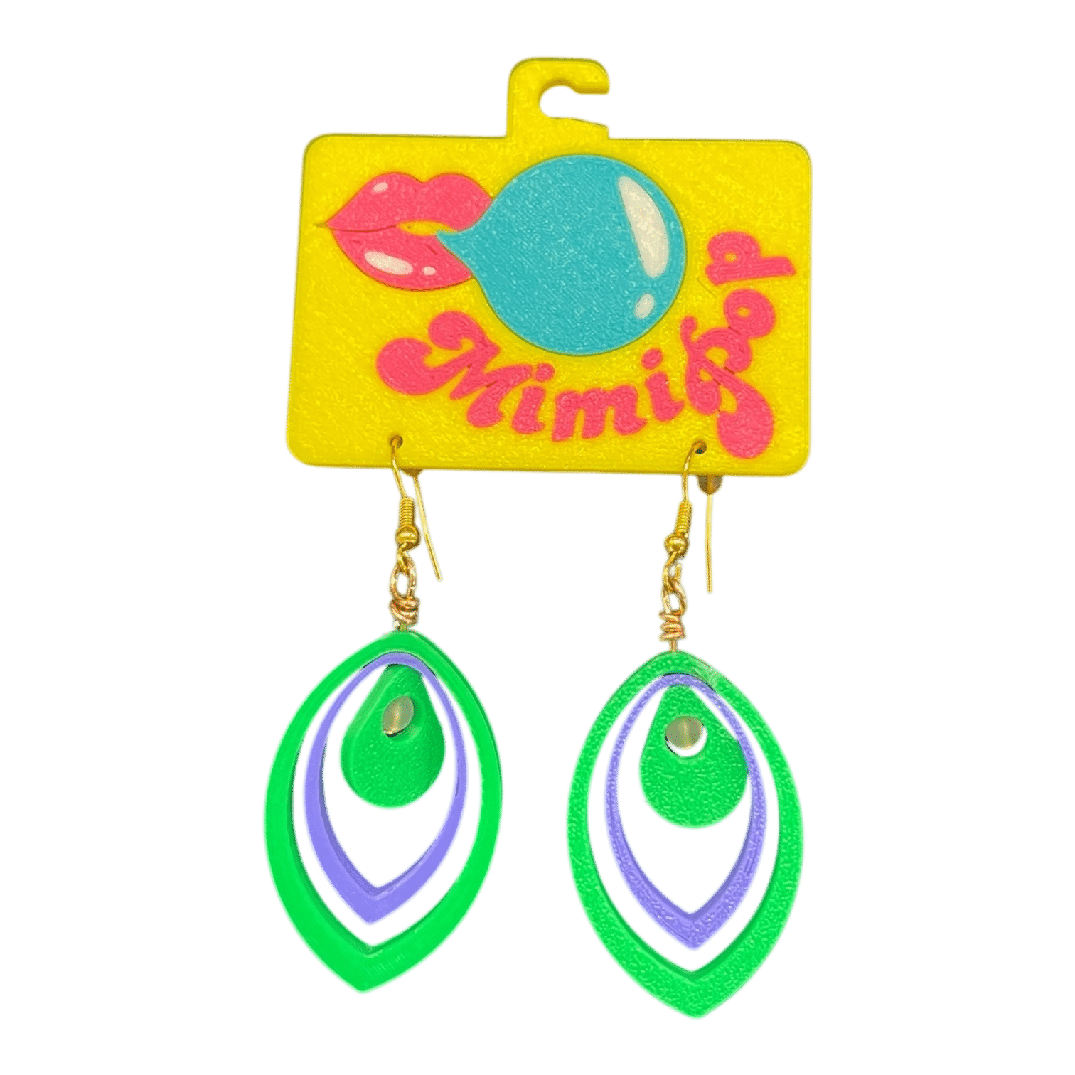 Turn up the fun with Mimipop’s 3D printed earring collection! Bright, bold, and lightweight statement pieces that bring colour and joy to every outfit.