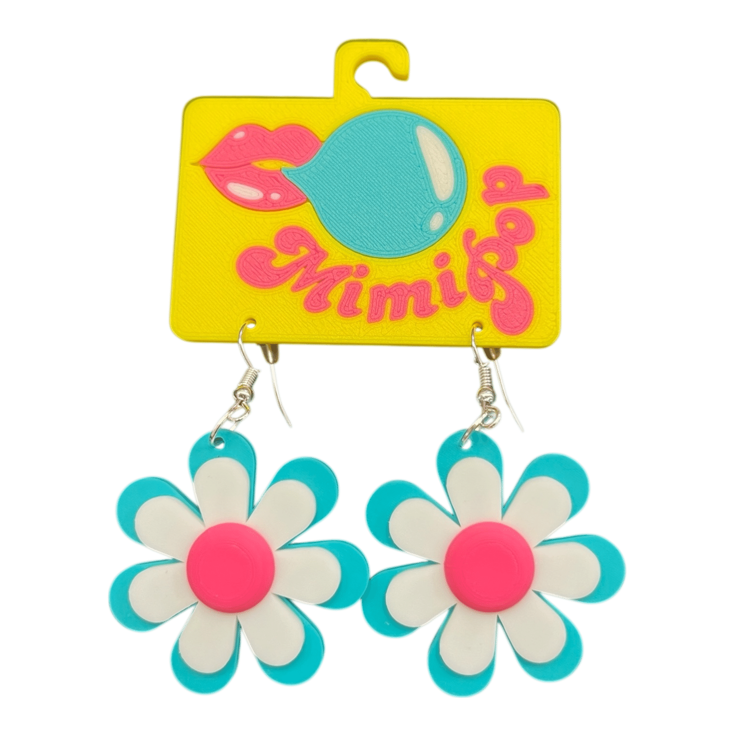 Turn up the fun with Mimipop’s 3D printed earring collection! Bright, bold, and lightweight statement pieces that bring colour and joy to every outfit.