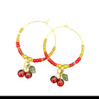 🧡 Amber Glow Hoops