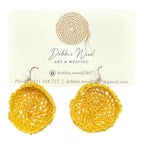 Bright Blossom Handwoven Earrings