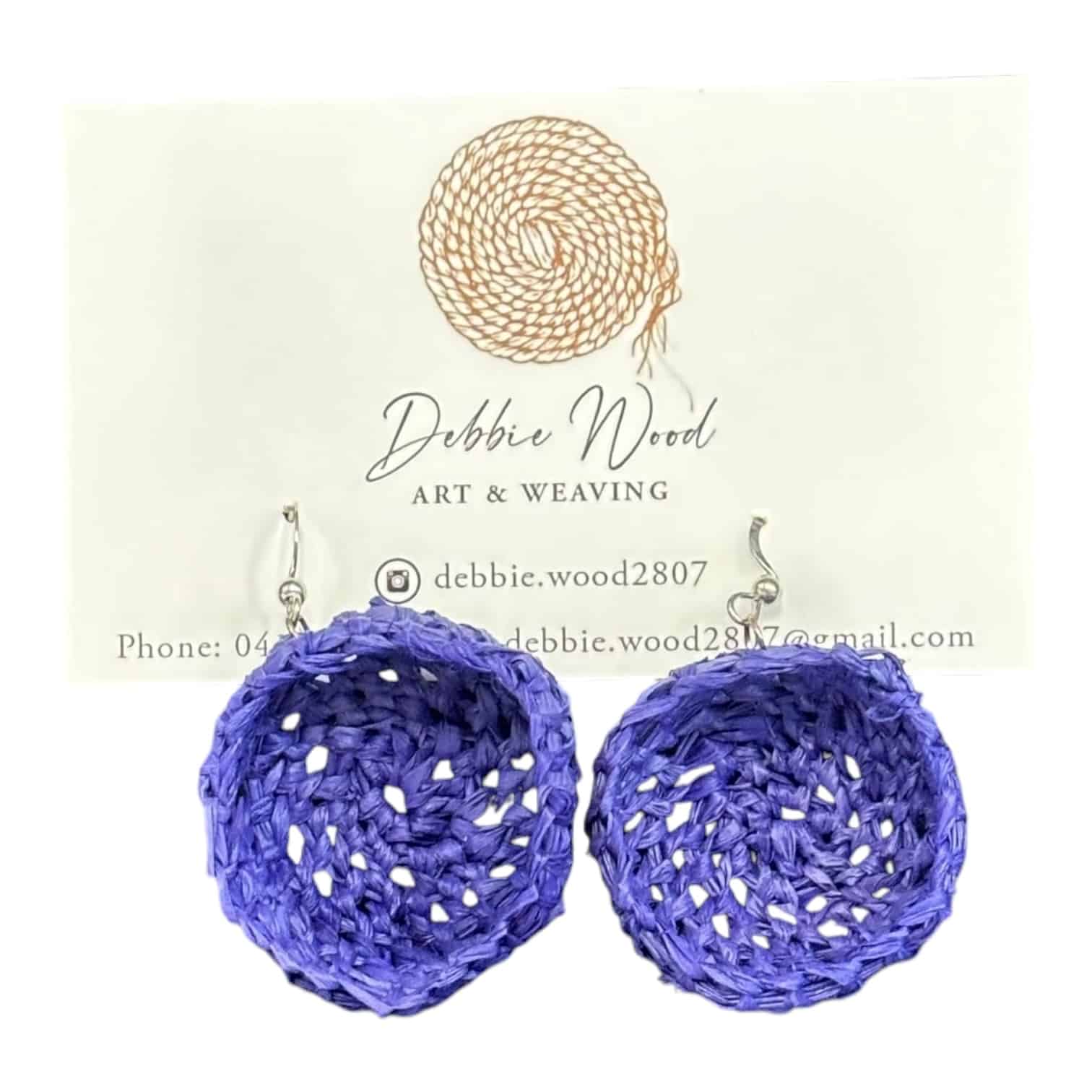 Bright Blossom Handwoven Earrings