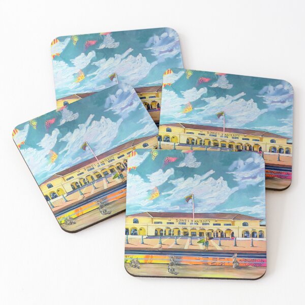 Foot Patrols - Coaster Set by Maggie Deall