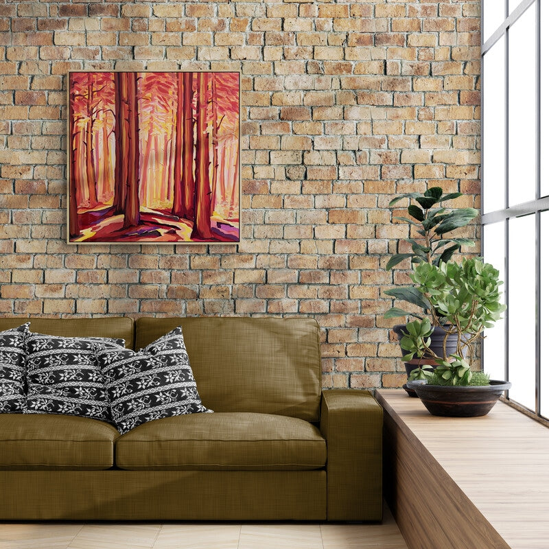 Sunrise through Sugarpine | Original Australian art by Maggie Deall