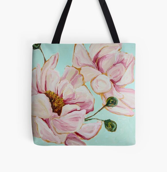 Delicate Peonies – Art Tote Bag by Maggie Deall