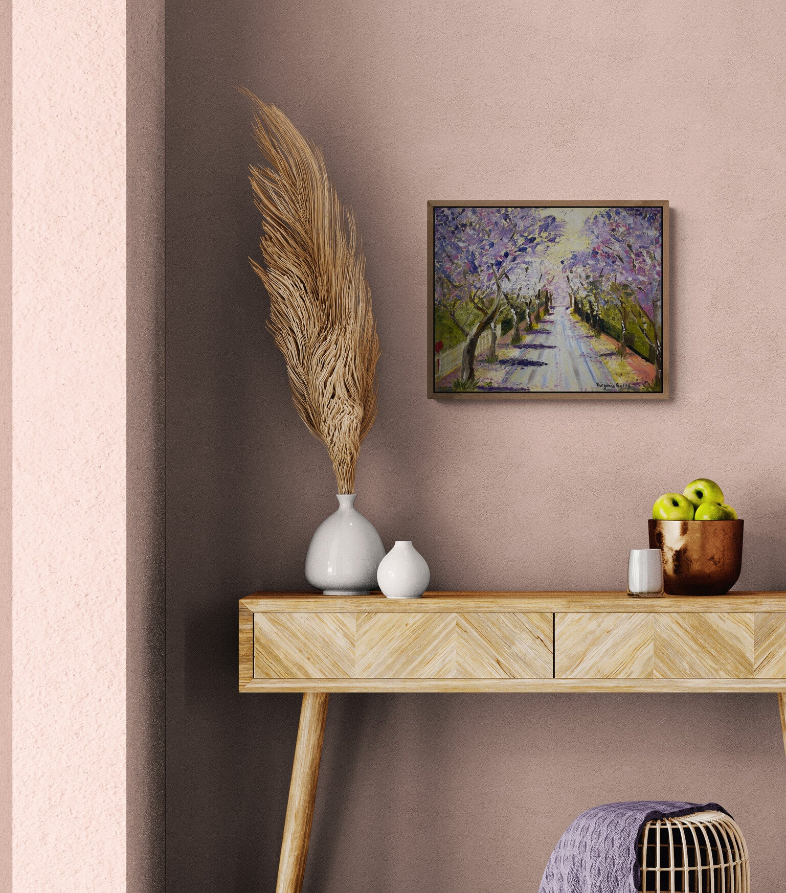 Prince of Purple — Original Oil Painting by Virginia Byrne