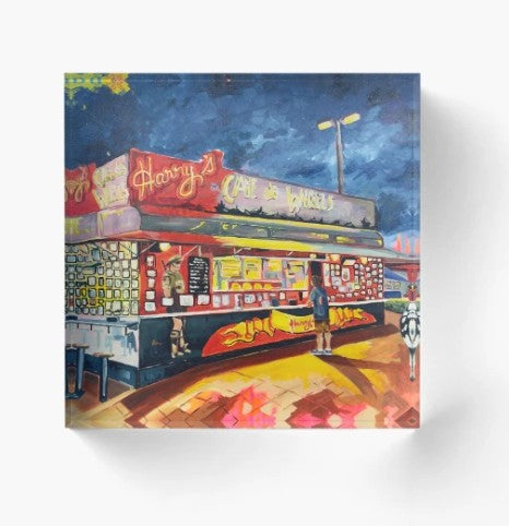 One with Potato and Gravy - Acrylic Art Block