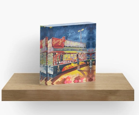 One with Potato and Gravy - Acrylic Art Block