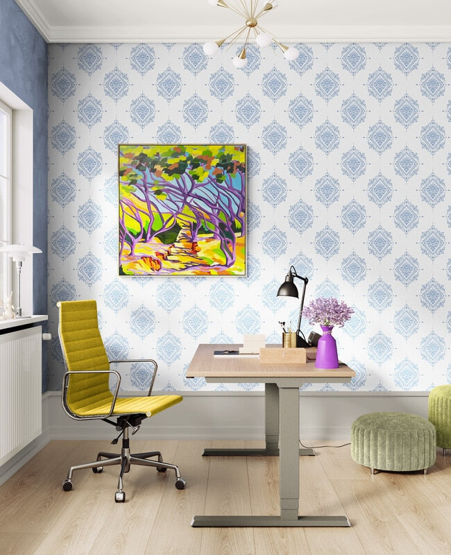 Stained Glass Sky | Original Australian art by artist Maggie Deall