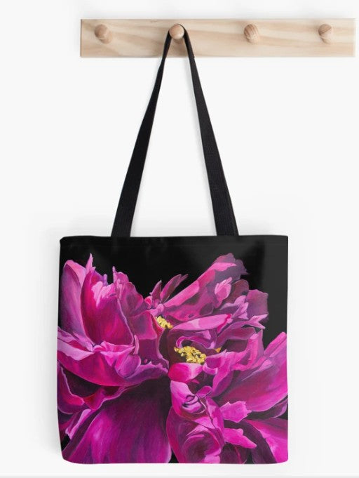Magenta Peony – Art Tote Bag