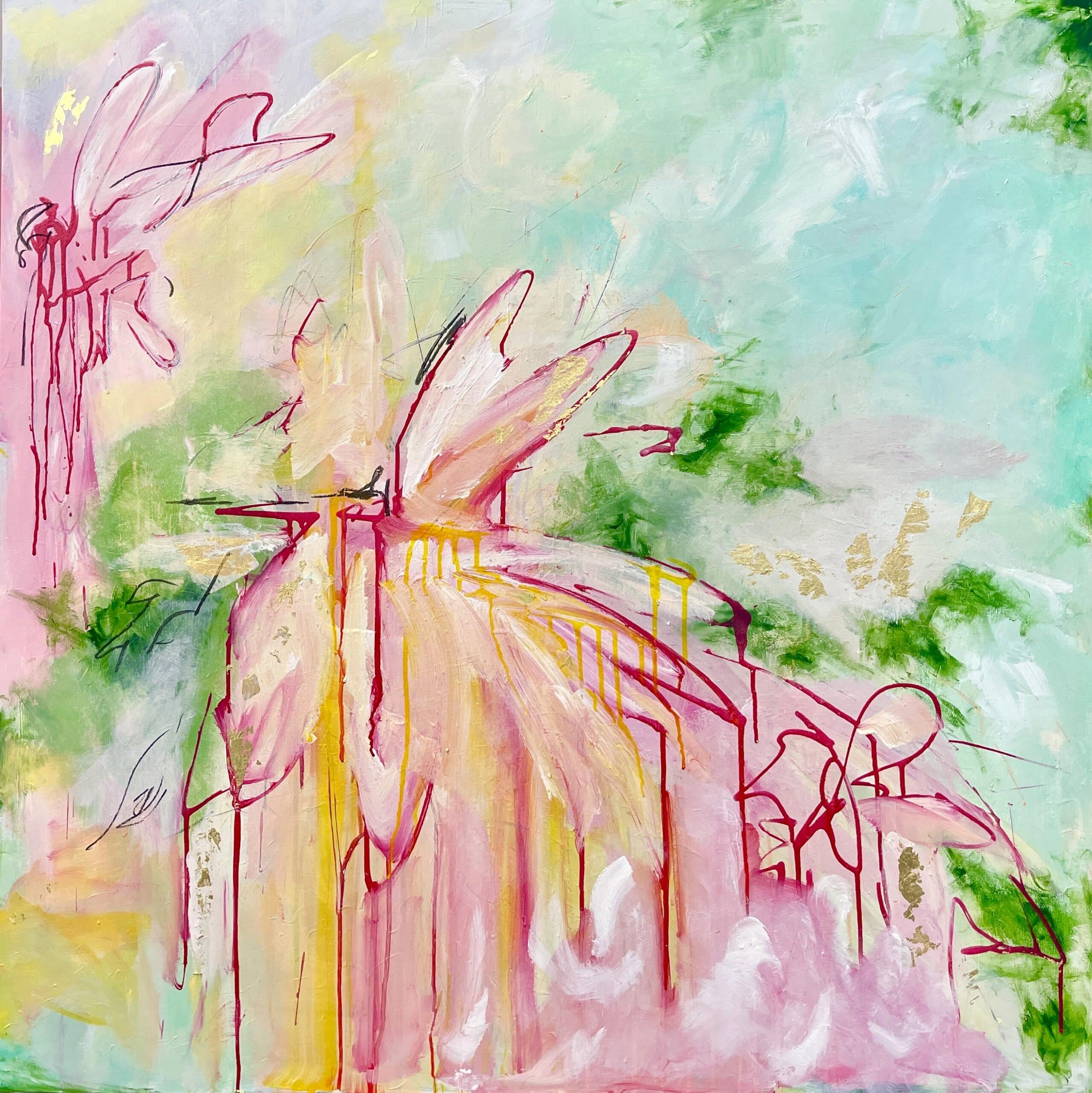 Waterlilies Clock