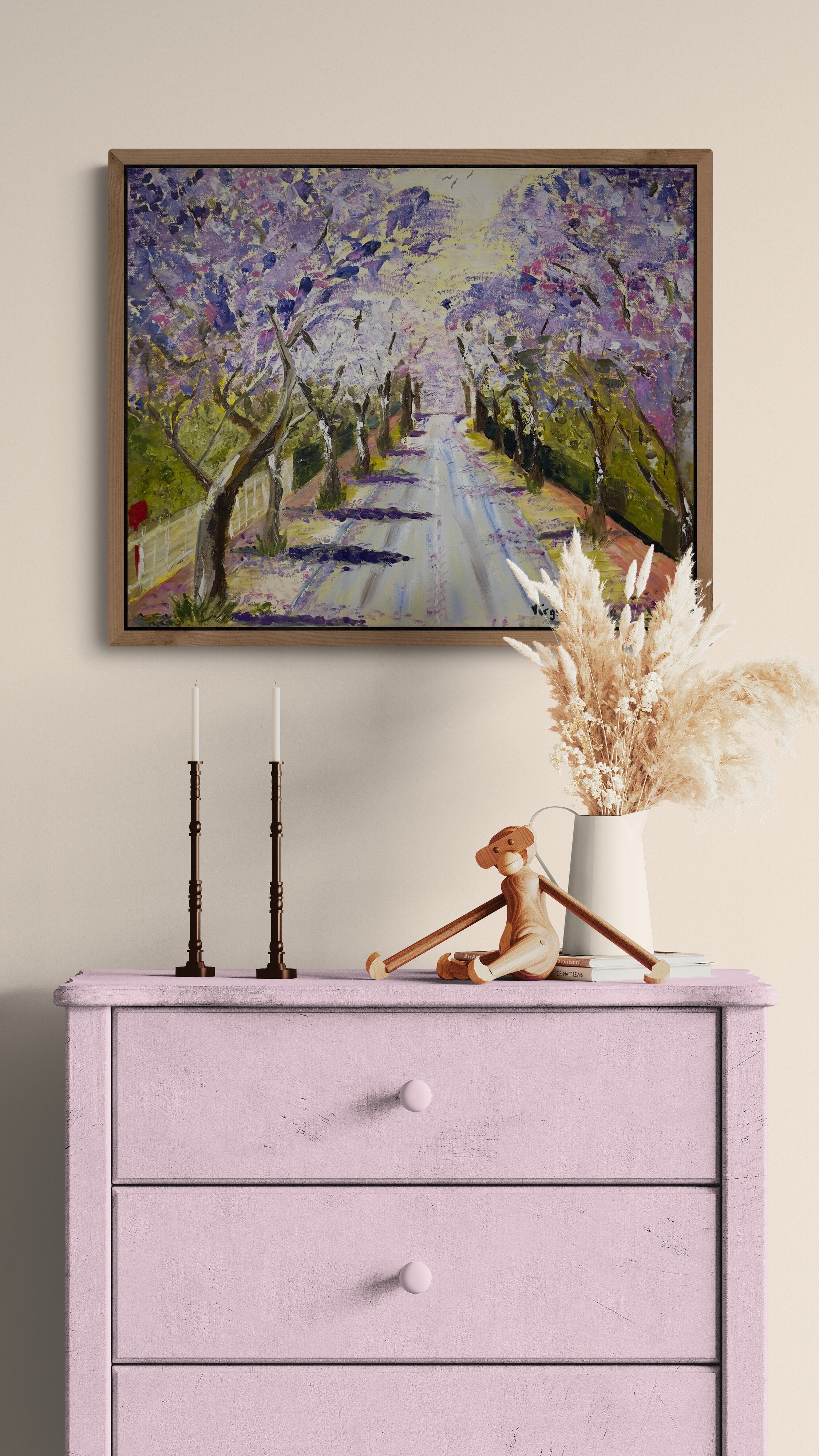 Prince of Purple — Original Oil Painting by Virginia Byrne