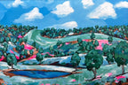 Rebecca Gornall’s vibrant new Riverina landscapes debut at the Sydney Affordable Art Fair—bold, colourful works that celebrate country life with warmth and joy.